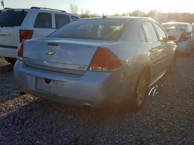 2G1WB5E3XF1152491 - 2015 CHEVROLET IMPALA LIM SILVER photo 4