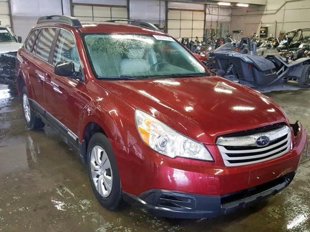 4S4BRCAC3B1393624 - 2011 SUBARU OUTBACK 2. BURGUNDY photo 1