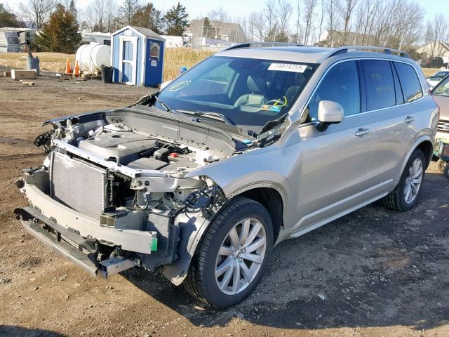 YV4A22PK9G1026759 - 2016 VOLVO XC90 T6 SILVER photo 2