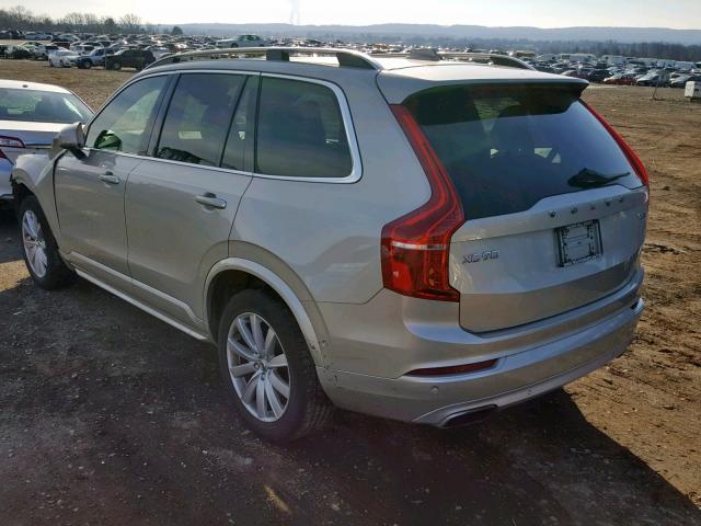 YV4A22PK9G1026759 - 2016 VOLVO XC90 T6 SILVER photo 3