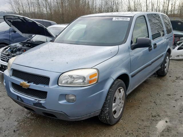 1GNDV23177D148370 - 2007 CHEVROLET UPLANDER L BLUE photo 2