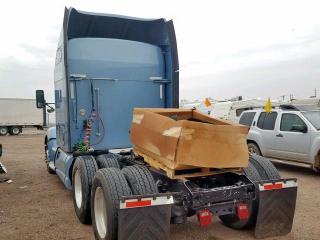 1XKAD49XXDJ354113 - 2013 KENWORTH CONSTRUCTI BLUE photo 3