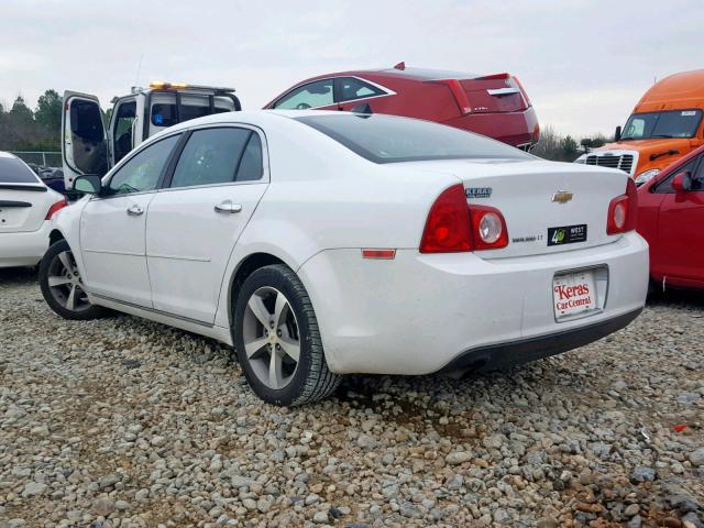 1G1ZC5EUXCF119272 - 2012 CHEVROLET MALIBU 1LT თეთრი ფოტო 3