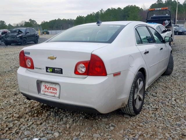 1G1ZC5EUXCF119272 - 2012 CHEVROLET MALIBU 1LT თეთრი ფოტო 4