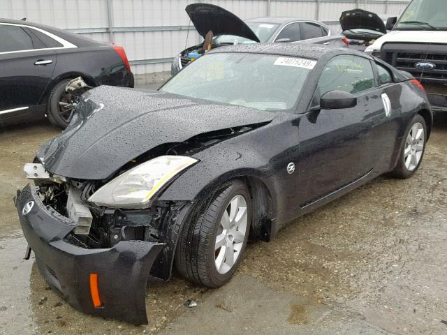 JN1AZ34D93T108003 - 2003 NISSAN 350Z COUPE BLACK photo 2