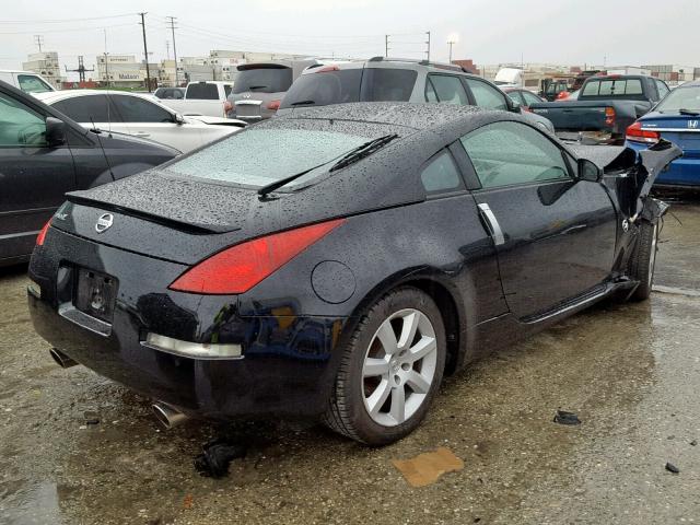 JN1AZ34D93T108003 - 2003 NISSAN 350Z COUPE BLACK photo 4