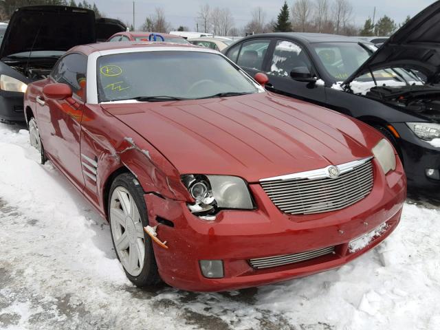 1C3AN69L44X014202 - 2004 CHRYSLER CROSSFIRE RED photo 1