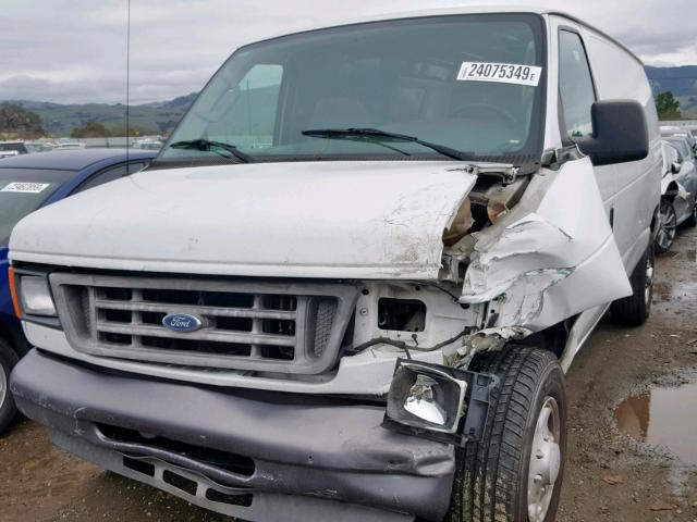 1FTNE24L47DA66223 - 2007 FORD ECONOLINE WHITE photo 2