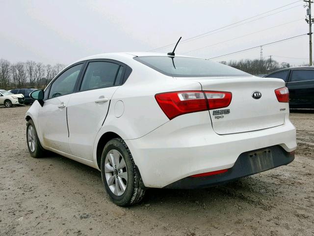 KNADN4A36H6058638 - 2017 KIA RIO EX WHITE photo 3