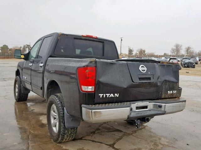 1N6AA07D18N314553 - 2008 NISSAN TITAN XE BLACK photo 3