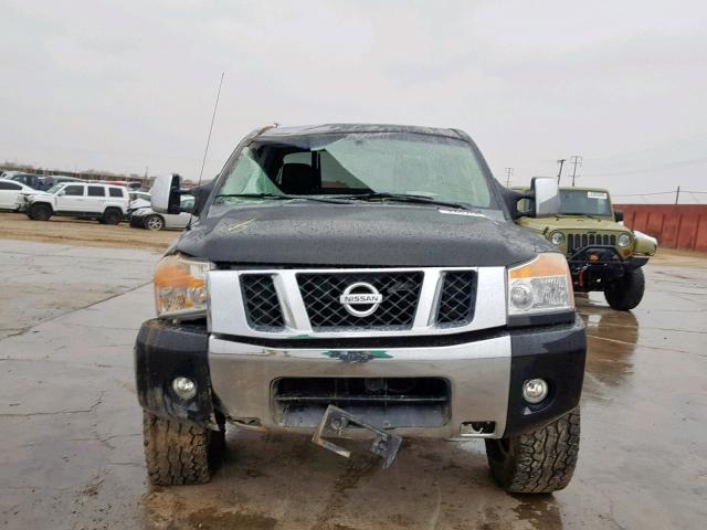 1N6AA07D18N314553 - 2008 NISSAN TITAN XE BLACK photo 9