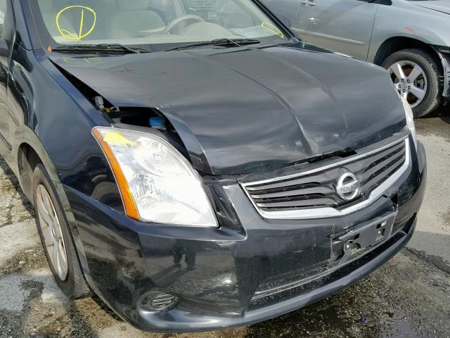 3N1AB6AP5BL626620 - 2011 NISSAN SENTRA 2.0 BLACK photo 9