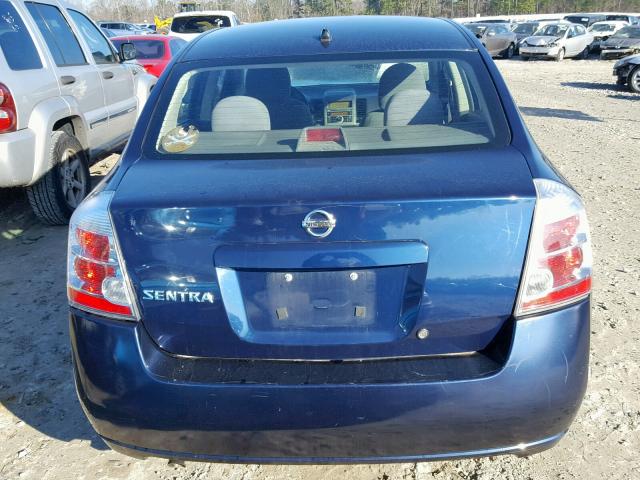 3N1AB61E48L695242 - 2008 NISSAN SENTRA 2.0 BLUE photo 9