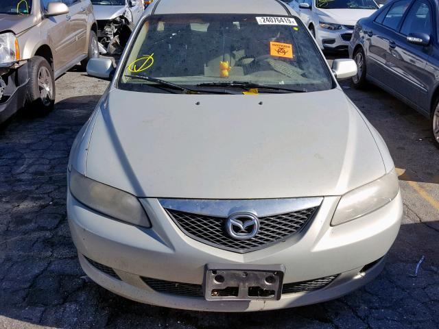 1YVFP80C545N39862 - 2004 MAZDA 6 I SILVER photo 9