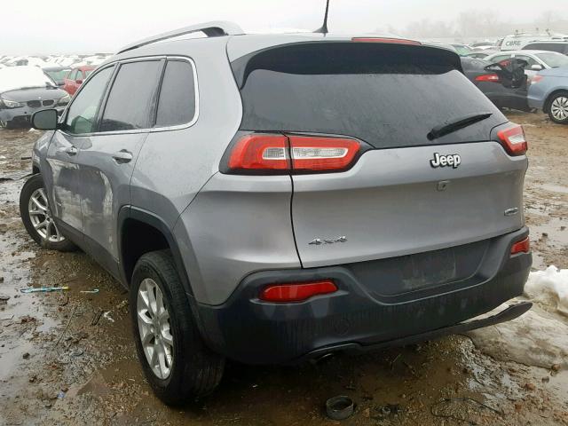 1C4PJMCB8HW519807 - 2017 JEEP CHEROKEE L SILVER photo 3