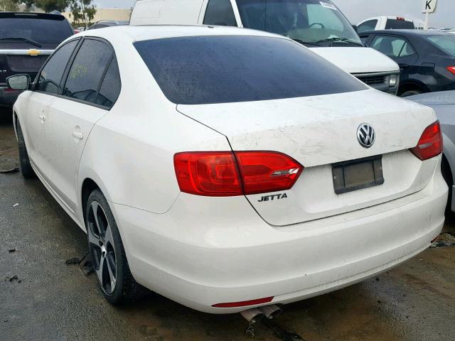 3VW2K7AJXBM042305 - 2011 VOLKSWAGEN JETTA BASE 白色 照片 3