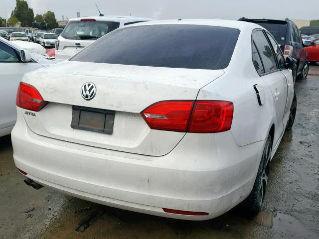 3VW2K7AJXBM042305 - 2011 VOLKSWAGEN JETTA BASE 白色 照片 4