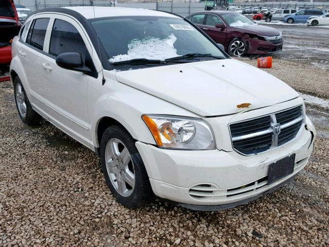 1B3HB48A89D168364 - 2009 DODGE CALIBER SX WHITE photo 1