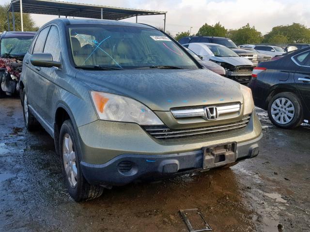 JHLRE48767C087139 - 2007 HONDA CR-V EXL GREEN photo 1