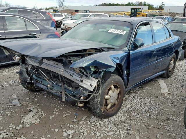 1G4HP54K7Y4235776 - 2000 BUICK LESABRE CU GREEN photo 2