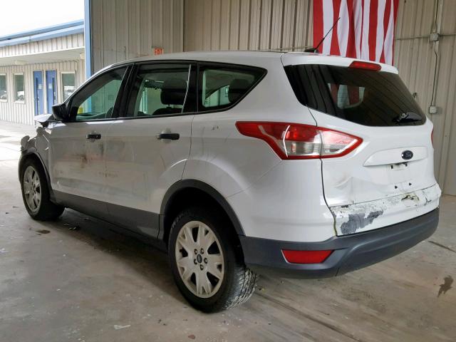 1FMCU0F71EUD59648 - 2014 FORD ESCAPE S WHITE photo 3