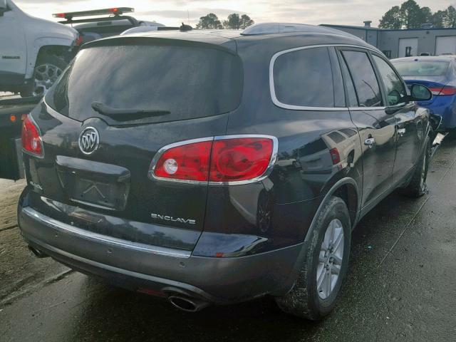 5GAKRBED4CJ310139 - 2012 BUICK ENCLAVE BLACK photo 4