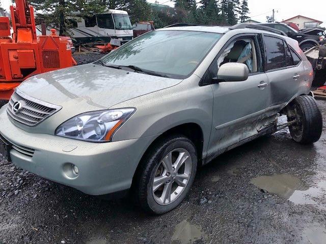 JTJHW31U382053860 - 2008 LEXUS RX 400H GREEN photo 2