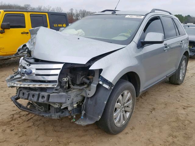 2FMDK38C47BA54336 - 2007 FORD EDGE SEL SILVER photo 2