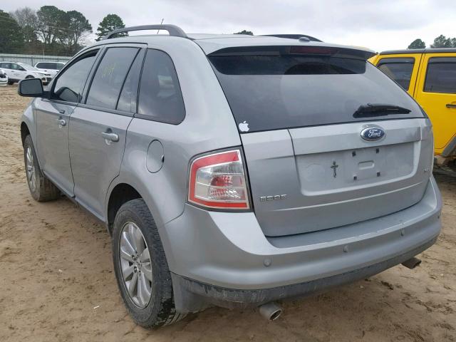 2FMDK38C47BA54336 - 2007 FORD EDGE SEL SILVER photo 3