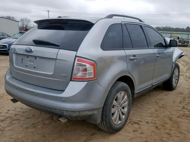 2FMDK38C47BA54336 - 2007 FORD EDGE SEL SILVER photo 4