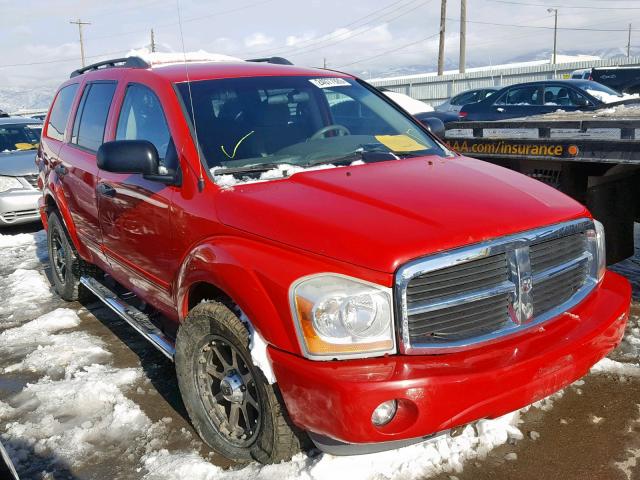 1D4HB48D75F539492 - 2005 DODGE DURANGO SL RED photo 1