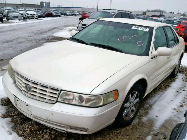 1G6KS54Y02U247923 - 2002 CADILLAC SEVILLE SL WHITE photo 2