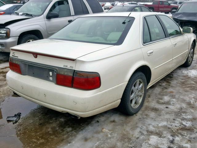 1G6KS54Y02U247923 - 2002 CADILLAC SEVILLE SL WHITE photo 4