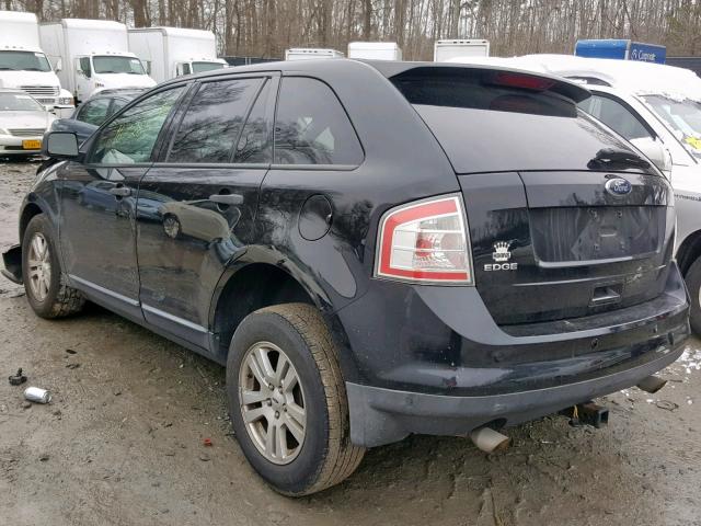 2FMDK36C98BA73761 - 2008 FORD EDGE SE BLACK photo 3