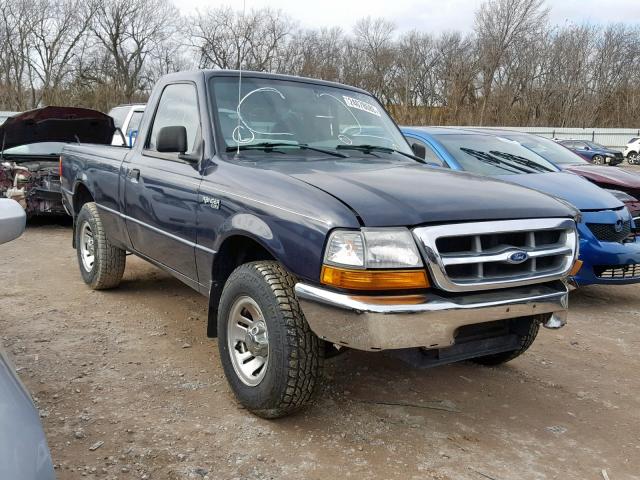 1FTYR10C3XUA49558 - 1999 FORD RANGER BLUE photo 1