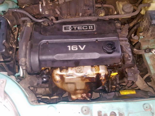 KL1TD52625B297873 - 2005 CHEVROLET AVEO BASE Теңіз түсті фото 9