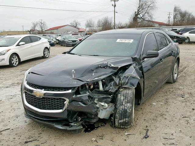 1G11A5SL0EF273457 - 2014 CHEVROLET MALIBU LS BLACK photo 2