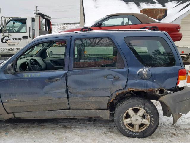 1FMYU02131KA76844 - 2001 FORD ESCAPE XLS BLUE photo 9