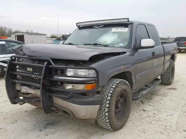1GCEK19T1XE244014 - 1999 CHEVROLET SILVERADO ნაცრისფერი ფოტო 2
