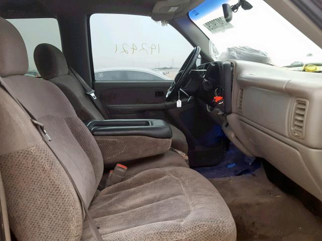 1GCEK19T1XE244014 - 1999 CHEVROLET SILVERADO ნაცრისფერი ფოტო 5