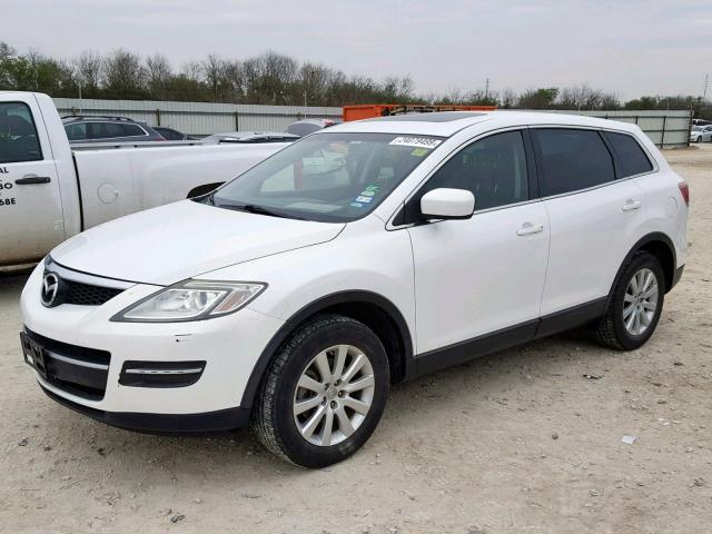 JM3TB28A780147872 - 2008 MAZDA CX-9 WHITE photo 2