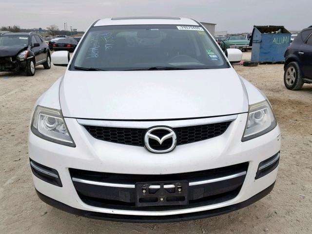 JM3TB28A780147872 - 2008 MAZDA CX-9 WHITE photo 9