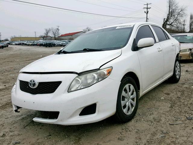 2T1BU4EE4AC337657 - 2010 TOYOTA COROLLA BA WHITE photo 2