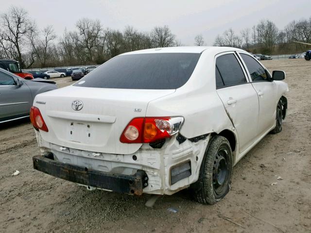 2T1BU4EE4AC337657 - 2010 TOYOTA COROLLA BA WHITE photo 4