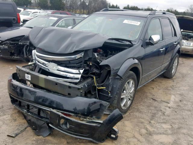 1FMDK03W08GA24017 - 2008 FORD TAURUS X L BLACK photo 2