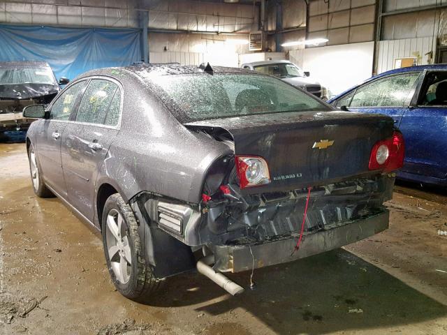1G1ZC5E02CF315218 - 2012 CHEVROLET MALIBU 1LT GRAY photo 3