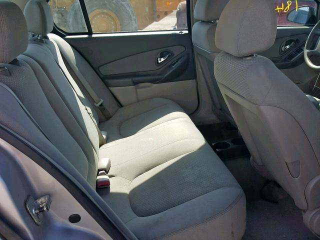 1G1ZS51F86F191487 - 2006 CHEVROLET MALIBU LS ვერცხლისფერი ფოტო 6