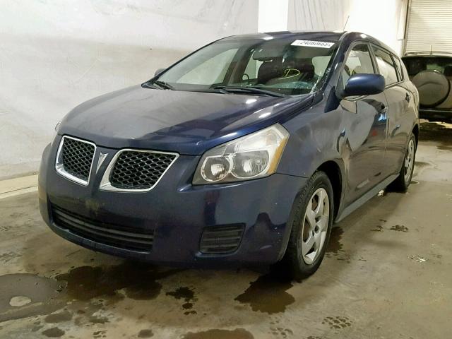 5Y2SL67819Z463613 - 2009 PONTIAC VIBE BLUE photo 2