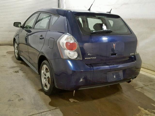 5Y2SL67819Z463613 - 2009 PONTIAC VIBE BLUE photo 3