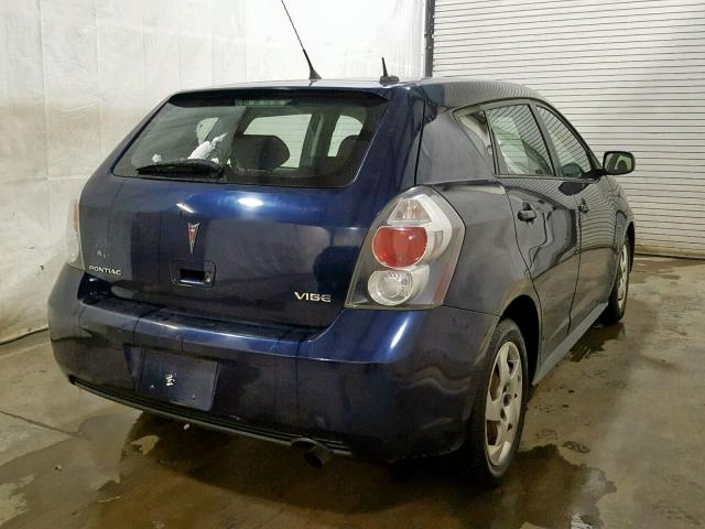 5Y2SL67819Z463613 - 2009 PONTIAC VIBE BLUE photo 4